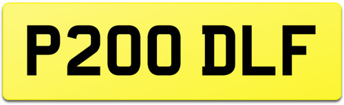 Poodle dog number plate - plate, p200