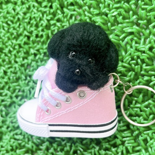 Ooak needle felted - needle, black
